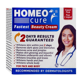 GLUPATONE Whitening Emulsion 50ml with Homeo Cure Beauty Cream Duo (Pack of 2)