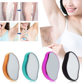 Crystal Hair Remover Stone - Painless & Reusable Epilator for Men & Women