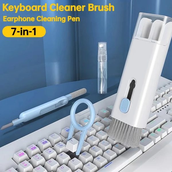 7-in-1 Headset & Keyboard Cleaning Kit | Multi-Functional Brush & Pen Cleaner for Earphones, Mobile, and Digital Devices