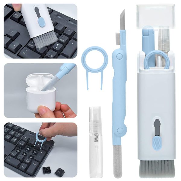 7-in-1 Headset & Keyboard Cleaning Kit | Multi-Functional Brush & Pen Cleaner for Earphones, Mobile, and Digital Devices