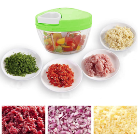 Speedy Chopper Manual Food Processor – Chop, Blend & Mix Vegetables, Fruits, Nuts & More